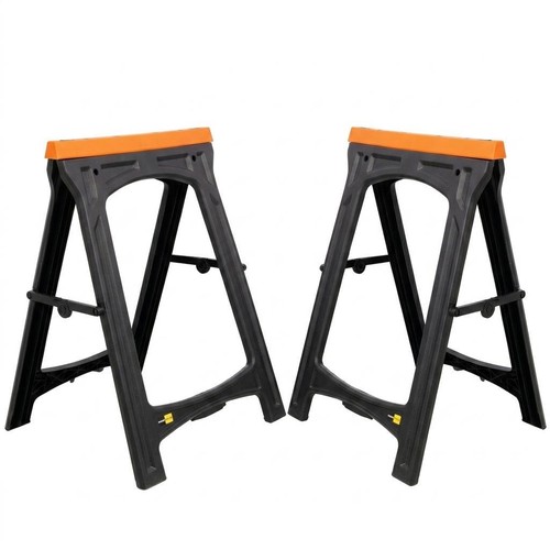 Eskde pack folding sawhorses - 2-pack,