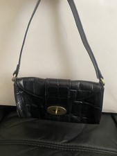 Mulberry Chocolate Brown Congo Croc Leather Shoulder Handbag [Geniune]