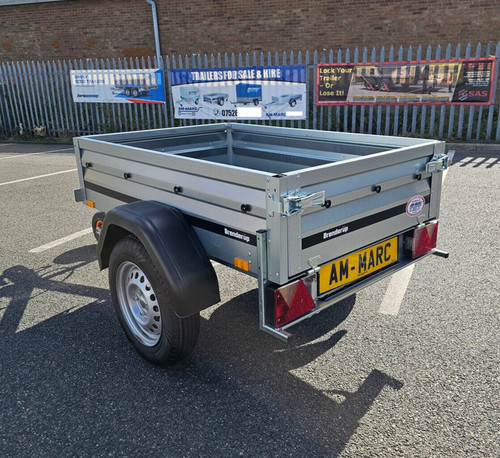 New car trailer brenderup - new,