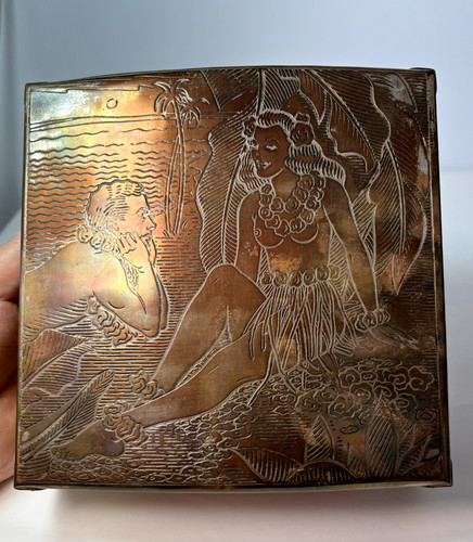 Antique art deco copper - antique,