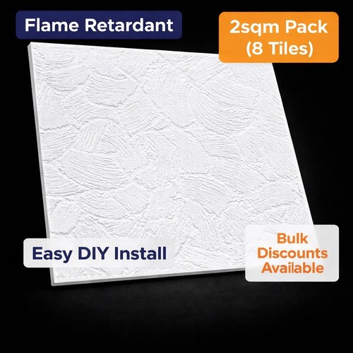 Polystyrene ceiling tiles - polystyrene,