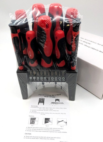 New screwdriver set with - 21,