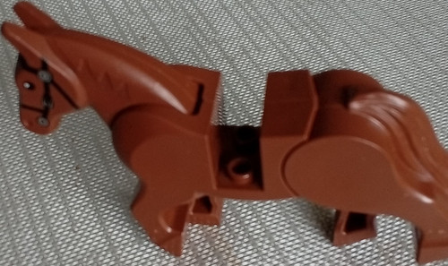 Lego brown horse animal - brown,