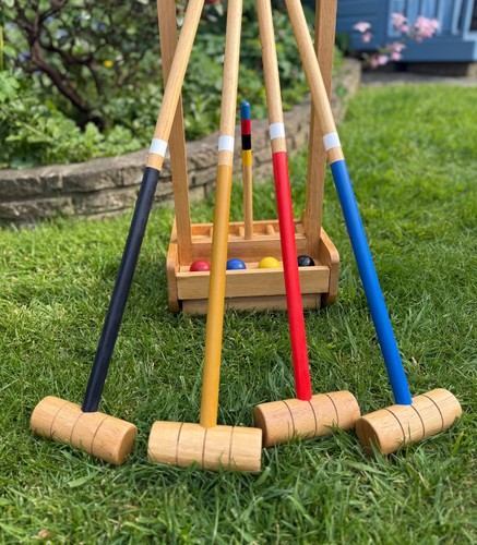 Four player croquet set - croquet,