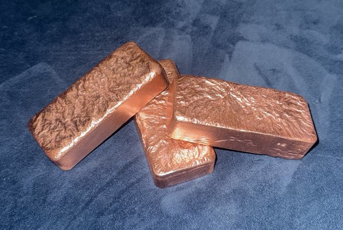 Copper bullion bar 999 - bar, pure