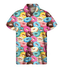 Mens Button Down Shirts Donut