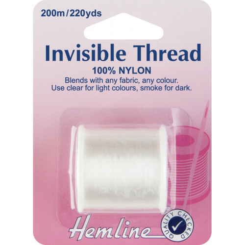 Hemline 200m invisible - invisible, thread