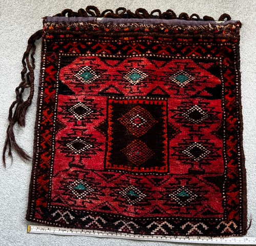 Vintage afghan carpet - carpet, camel
