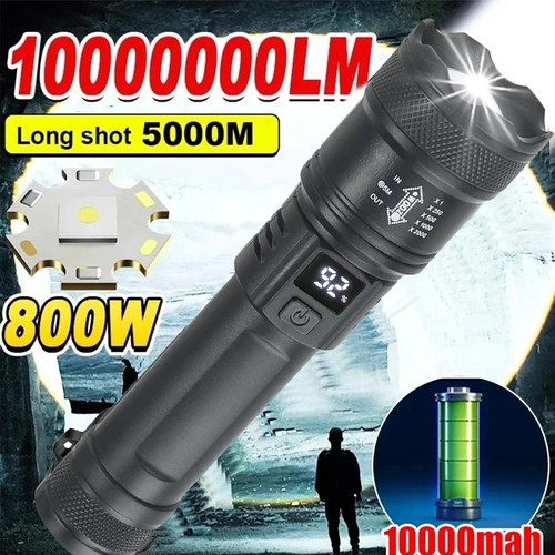 10000000lm usb rechargeable - 10000000lm,