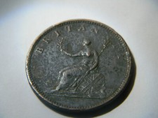 1806 Half 1/2 Penny - George III - United Kingdom UK - F / VF condition