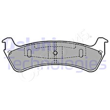 Disc Brake Pad Set DELPHI Fits FORD Explorer 93-01 4056992