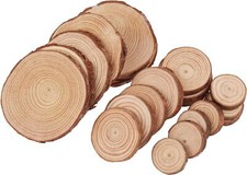 Wooden slices 10cm wood - 5,