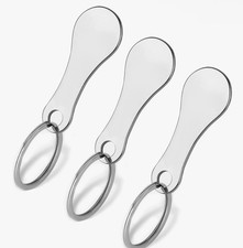 3x Stainless Steel Shopping