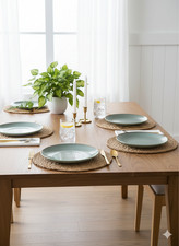 Next Sage Green Logan Reactive Glaze Set of 4 Side Plates