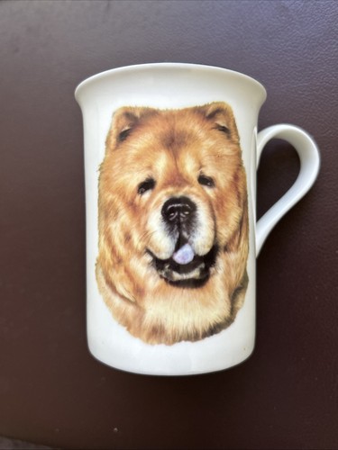 Chow dog head - b/f, fine