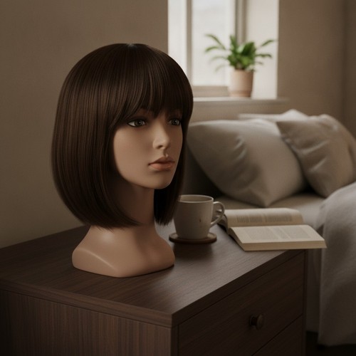 Chic inch dark brown - dark, wig