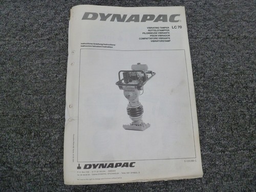 Dynapac lc70 vibrating - vibrating, tamper