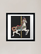 Carousel horse Framed Art