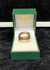 9ct gold half sovereign ring