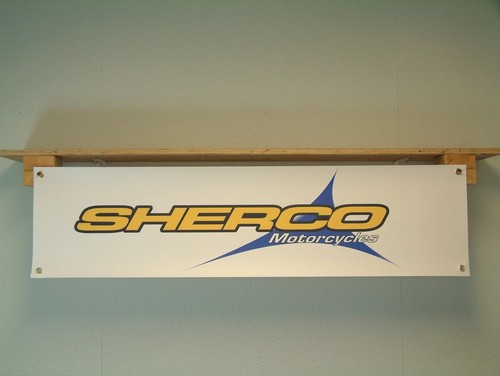 Sherco motorcycle banner - sherco,