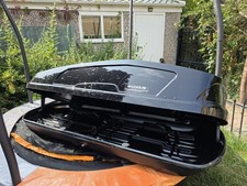 Exodus Roof Box 470L Black Heavy Duty and Waterproof Secure Storage