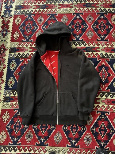 Supreme thermal zip hoodie - zip, up