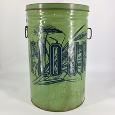 Vintage Metal Flour Storage