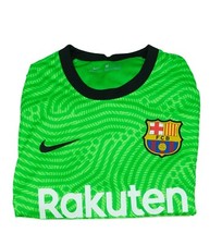 Nike Mens Barcelona 2020-21 Goalkeeper Shirt / Green / RRP £70