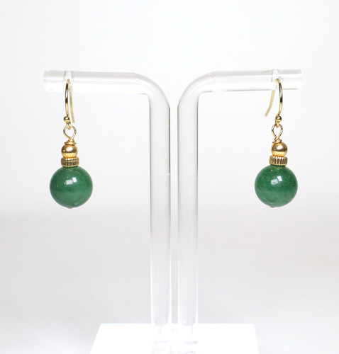 Vintage green aventurine - green,