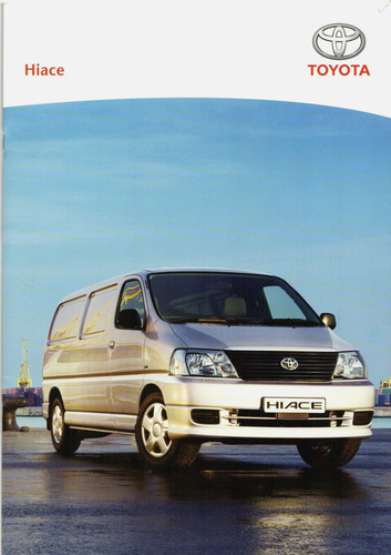 Toyota hiace van 2007 - hiace, 2007-08