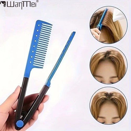 Folding straight hair - straight, comb