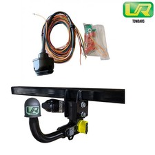 Vertical Detachable Towbar+13P Universal Wiring Kit without Junction Box For BMW