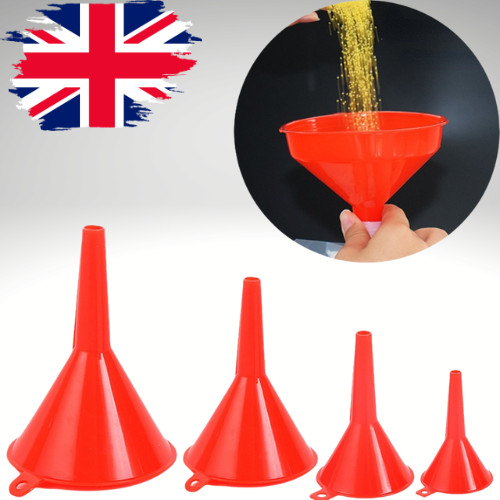 4pc funnel set - plastic, pouring