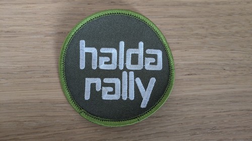 Halda rally sew badge - on,