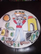 Desimone italian pottery. Extremely Rare. Italy 65. Imperfections Shown See Pics