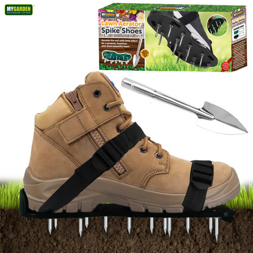 Lawn aerator spiked shoes - aerator,