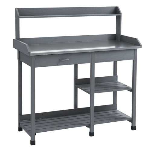 Outsunny garden potting table - outsunny,