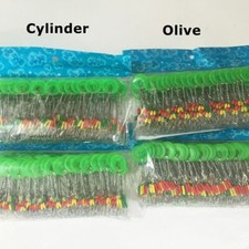 600Pcs Fishing Sliding Float Stops Rubber Grippa Barrel Rig Buffer Line & Braid