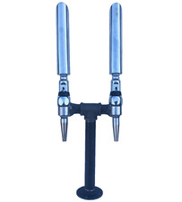 Beer Tap Tower Double Faucet Plumbed Valpar hose Push fit connector Home Bar