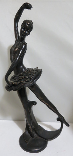 Resin made bronze style art - resin,