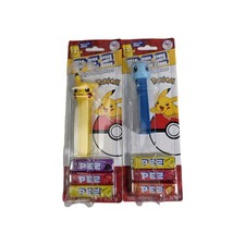Pokémon PEZ Dispenser Lot Pikachu & Squirtle 2019 Nintendo Candy Collectible New