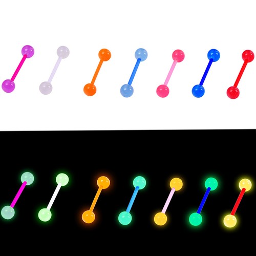 100pcs tongue rings - tongue, stainless