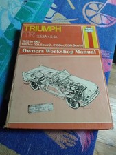 Triumph TR 2 3 3A 4 4A 1952-67 Haynes Workshop Manual VGC TR2 TR3 TR3A TR4 Tr4A