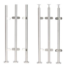 H 1100mm Glass Balustrade