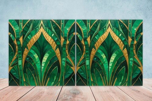 Art deco design ceramic tiles - art,