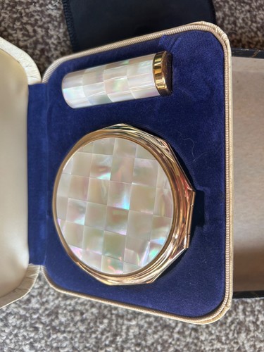 Lipstick and mirror compact