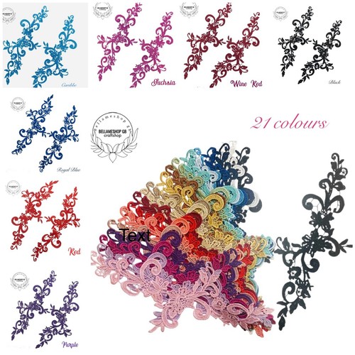 Gorgeous lace embroidery - 2x,
