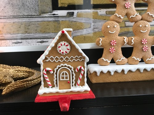 Gingerbread house candy cane - gingerbread,
