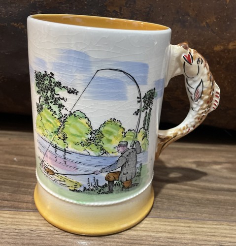 Vintage ceramic mug stein - ceramic,