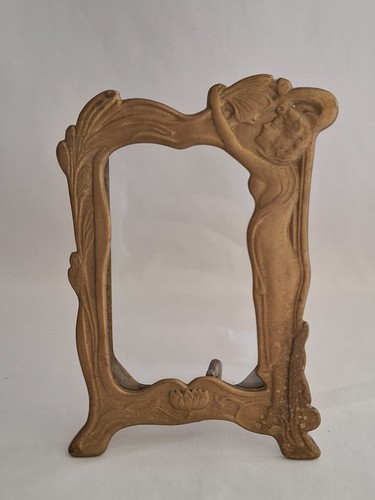 Vintage brass art nouveau - brass,